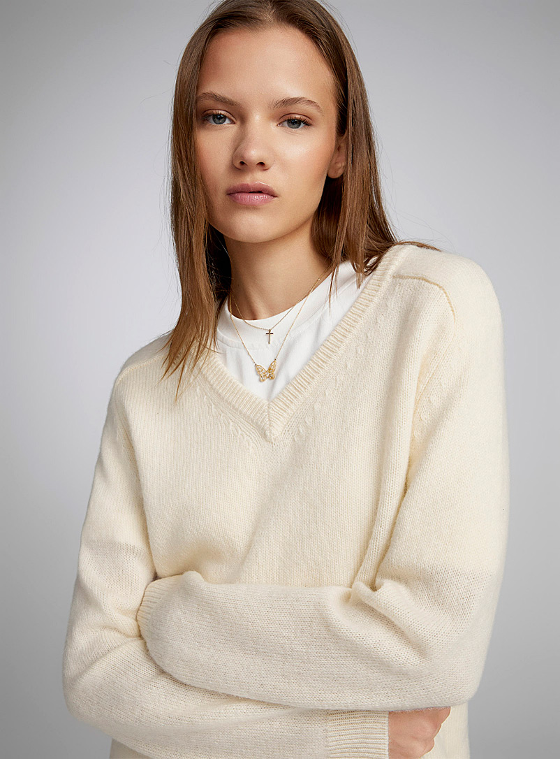 Pure wool V-neck sweater | Twik | Shop Women's Sweaters and Cardigans ...