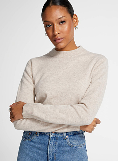 Bell sleeves openwork sweater | Icône | Shop Women's Sweaters and