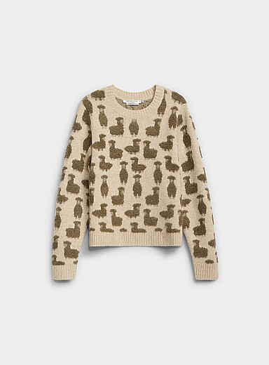 Animals jacquard sweater