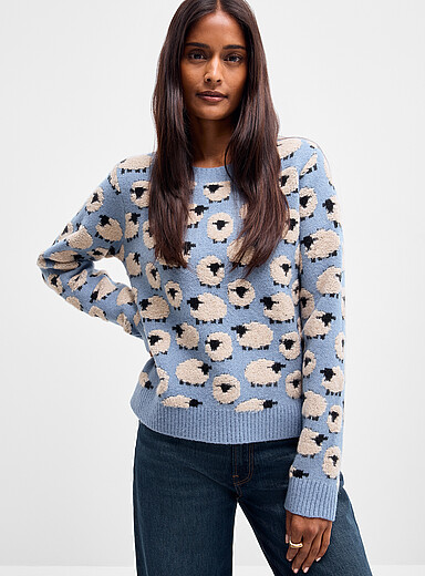 Animals jacquard sweater
