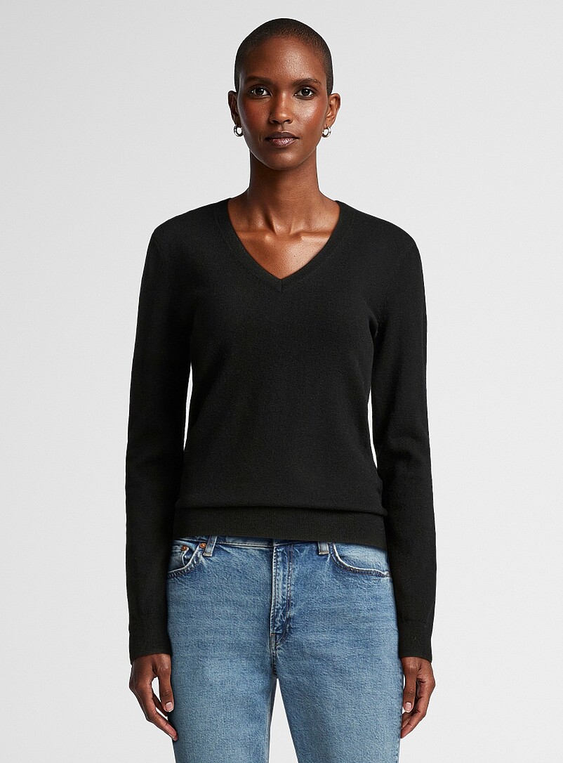 Pull Chandail Pulls Col en V Pull en tricot à blocs de couleurs Pull en Pull Chandail Pulls Col en V Pull en tricot à blocs de couleurs Pull en