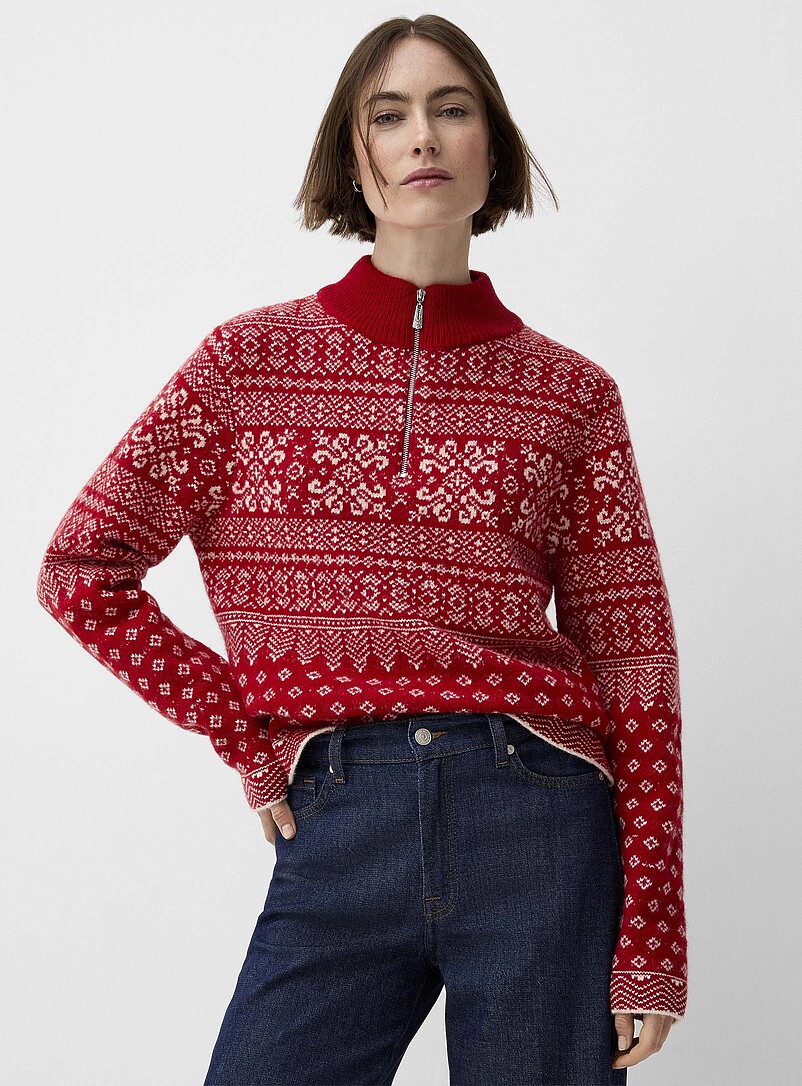 Striped & Patterned Sweaters for Women | Simons Canada