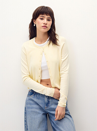 Small-button fine-knit cardigan | Twik | Shop Women's Cardigans | Simons