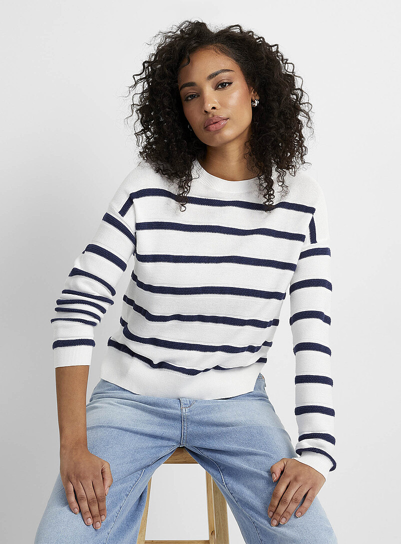 Striped & Patterned Sweaters for Women | Simons Canada