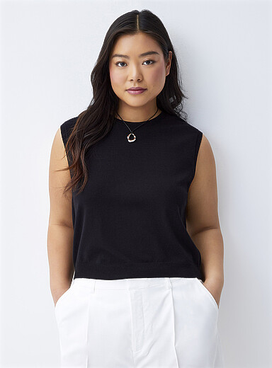 Le d&eacute;bardeur fin tricot uni