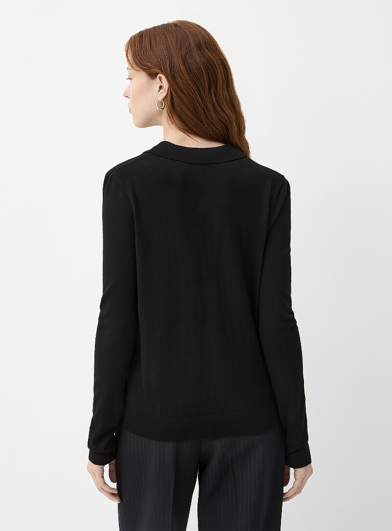 Contemporaine: Le polo extensible uni Bleu royal - Saphir pour femme