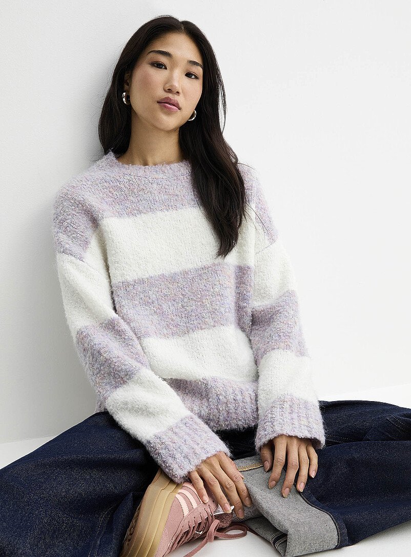 Striped & Patterned Sweaters for Women | Simons Canada