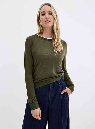 Ultra-fine knit sweater