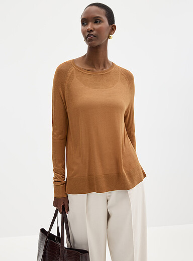 Le chandail tricot ultrafin