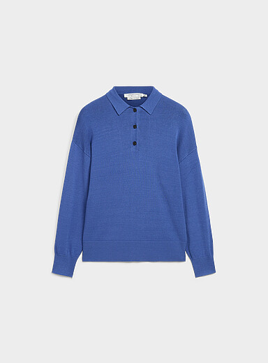 Contemporaine: Le polo ample uni Gris pour femme