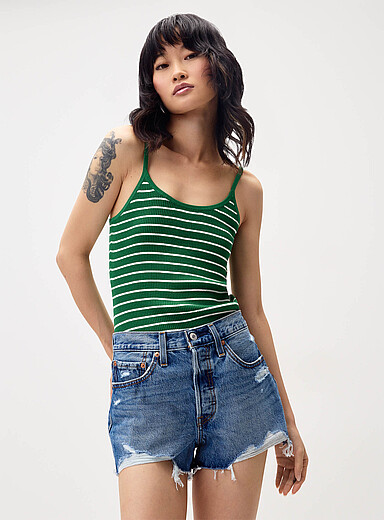 La camisole rayures pop