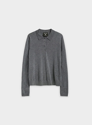 Le polo uni pure laine m&eacute;rinos