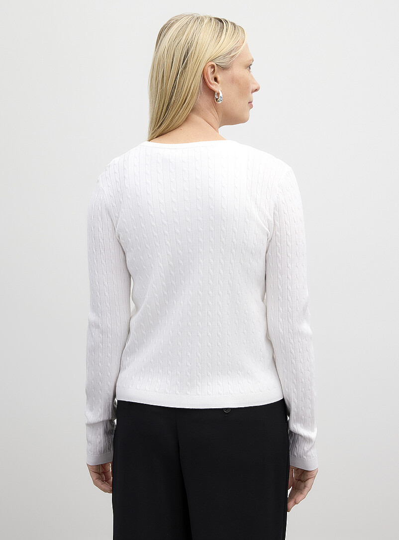 Flowy cable-knit cardigan product image 2
