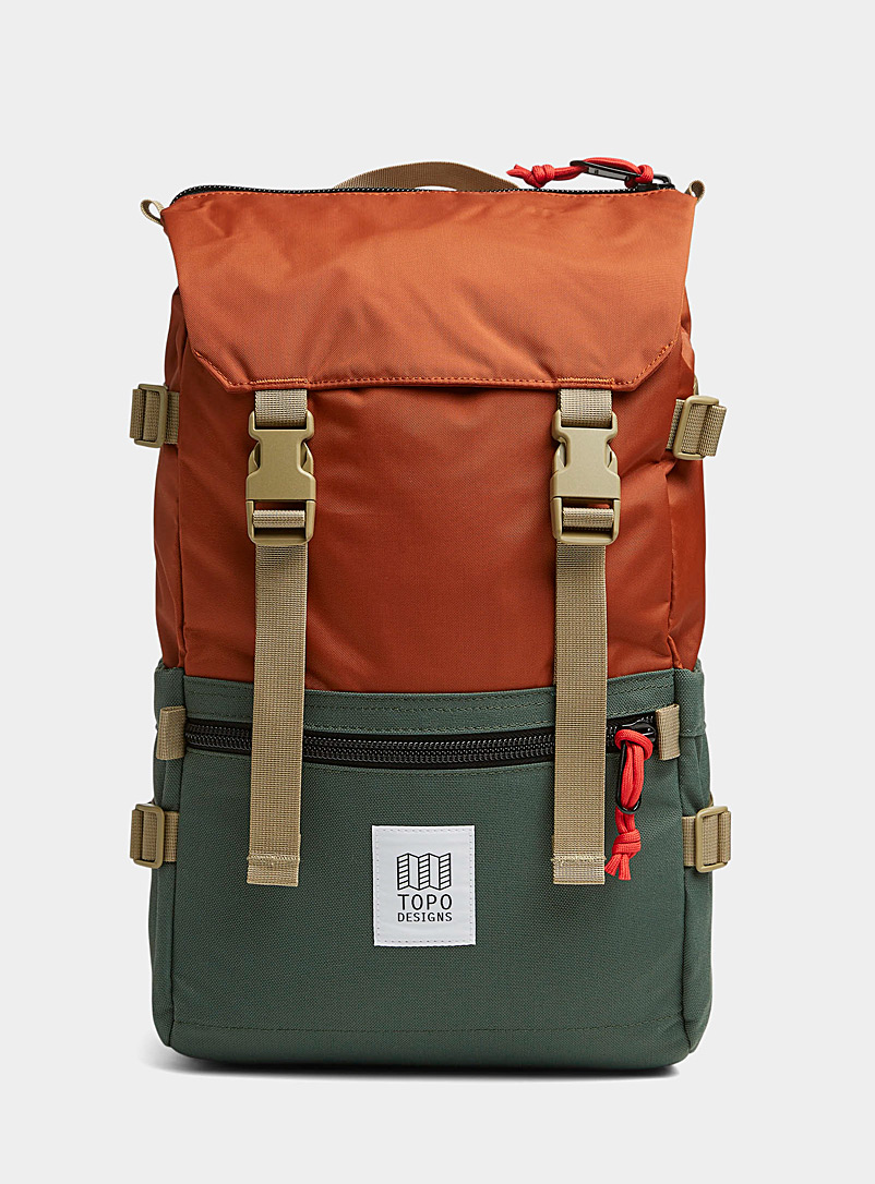 Topo Designs Dark Orange Rover Classic backpack for men