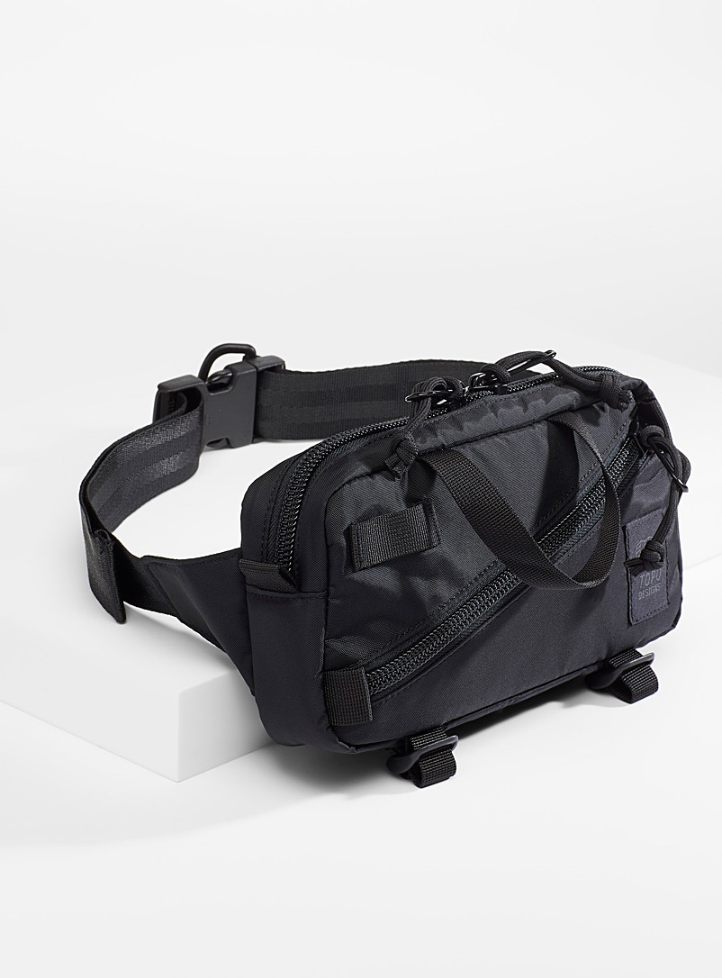 Topo Designs Black Small utility belt bag for men