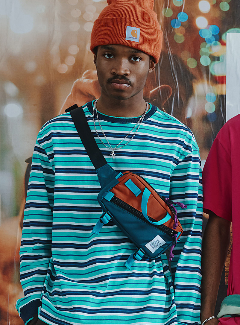 Topo Designs Patterned Green Small utility belt bag for men