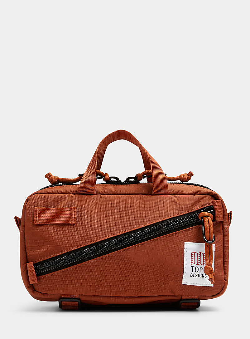 Topo Designs Orange Small utility belt bag for men