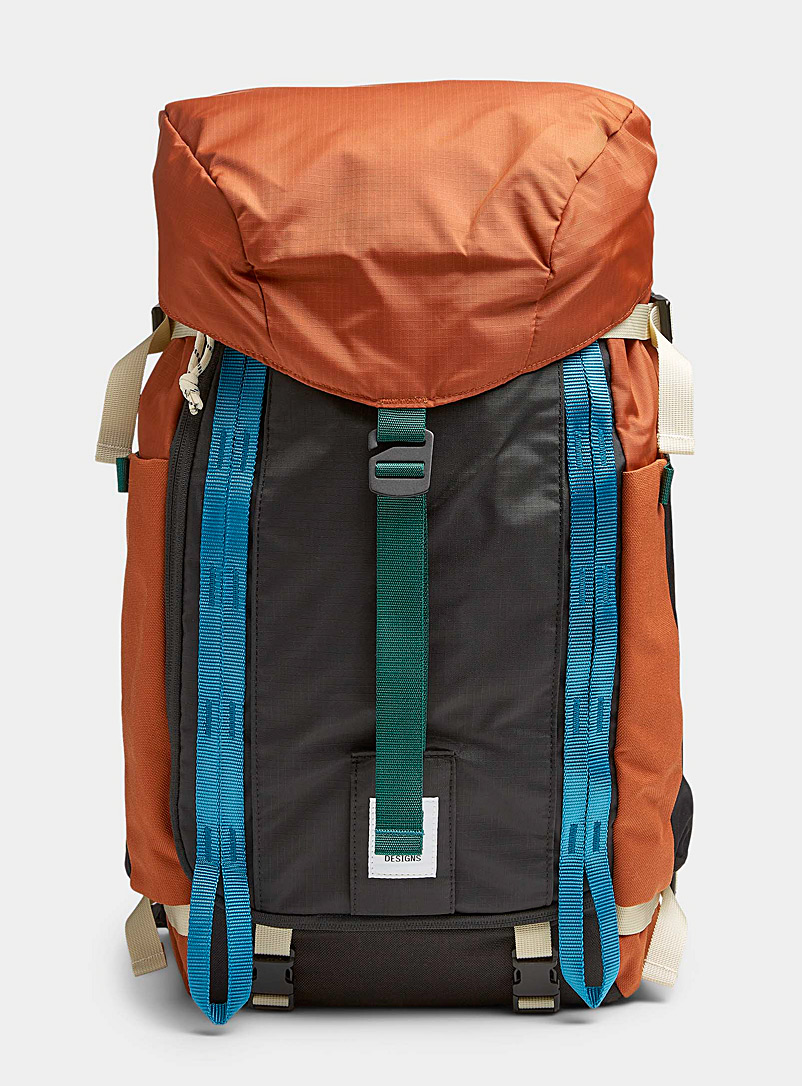 Topo Designs: Le sac à dos Mountain 28 L Brun à motifs pour homme