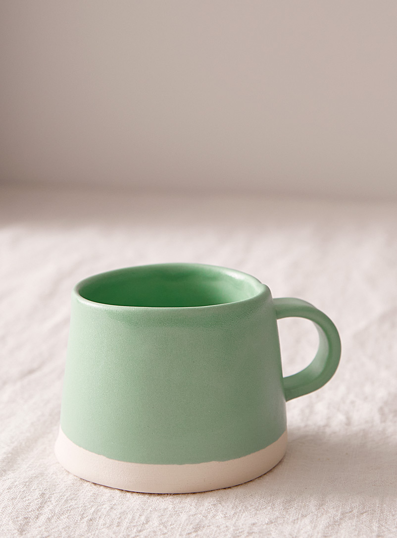 Atelier Make: La tasse porcelaine satinée Sarcelle-turquoise-aqua