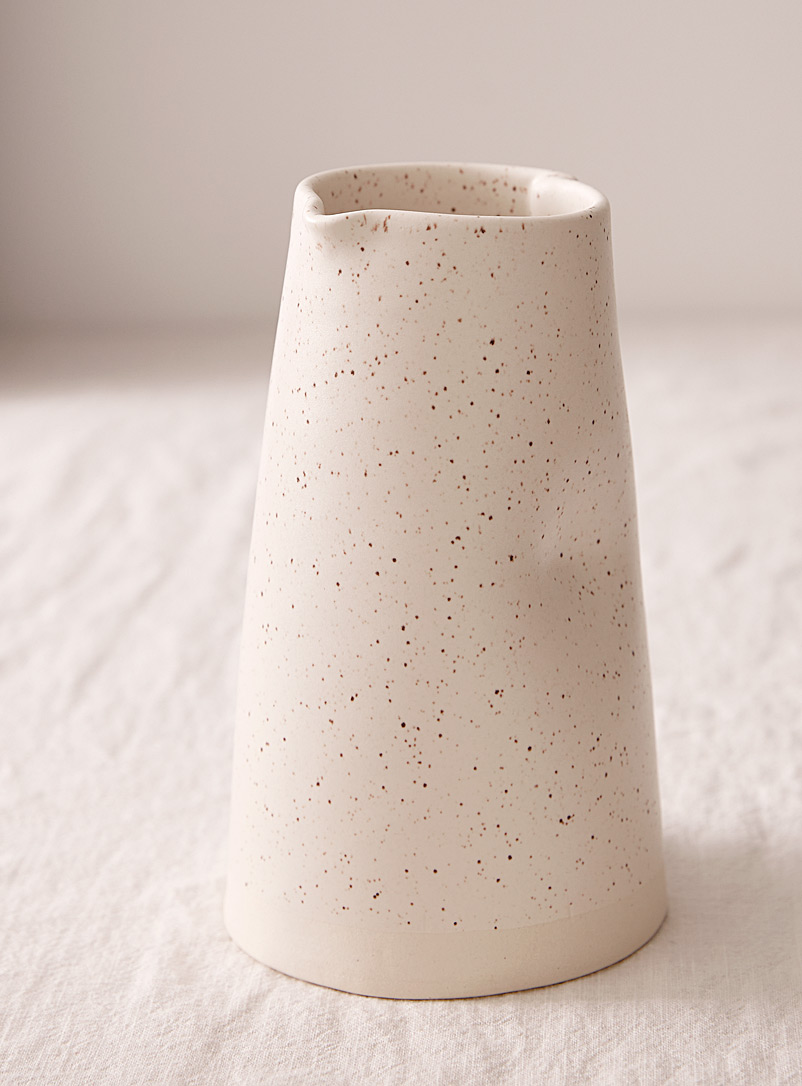 Atelier Make: La carafe porcelaine satinée Blanc