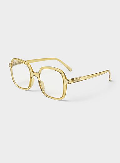 IZIPIZI Taupe Office oversized reading glasses for women