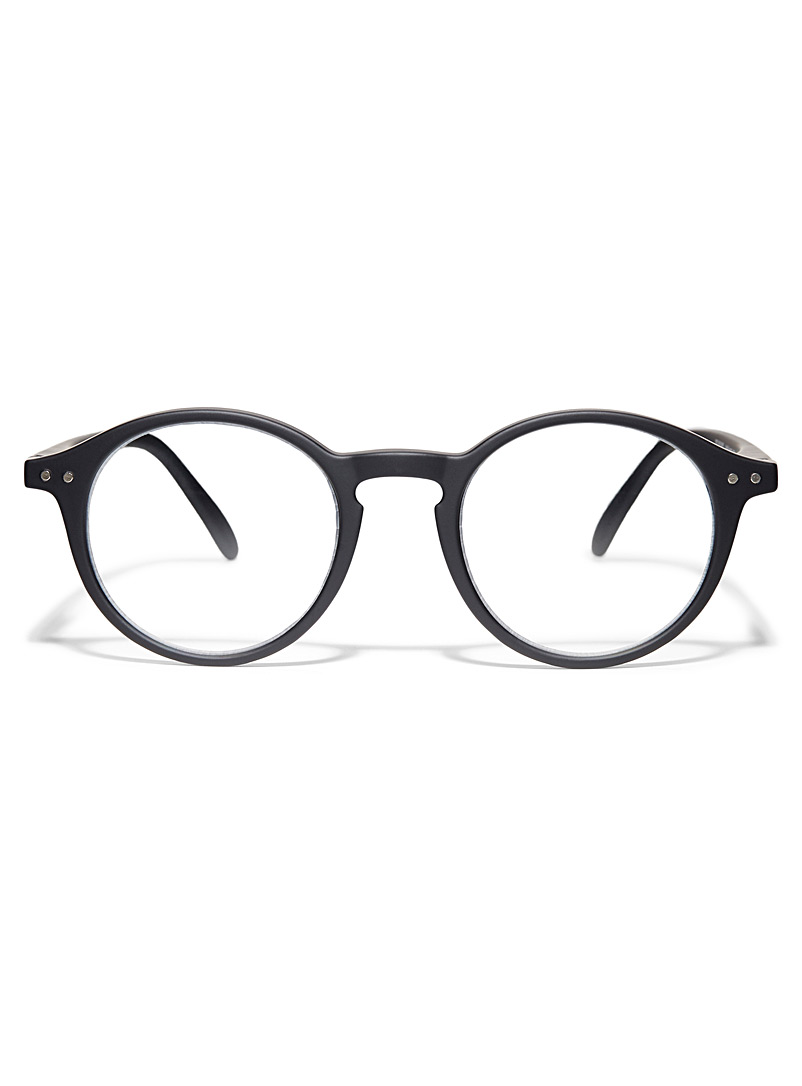 IZIPIZI: Les lunettes de lecture rondes D Noir pour femme