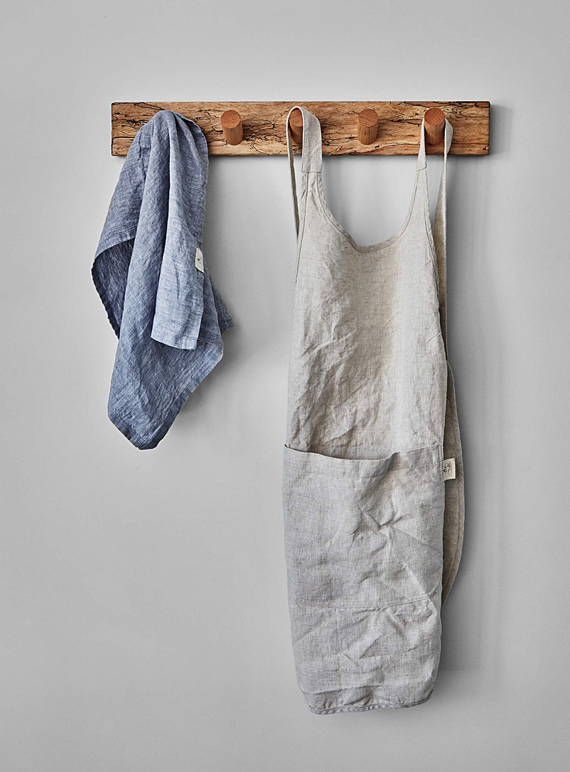 Confetti Mill Ecru/Linen Natural linen apron