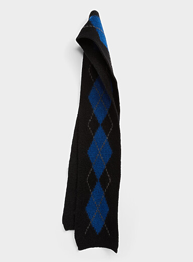 L'&eacute;charpe argyle touche d'alpaga <b>Collection exclusive d'Italie</b>