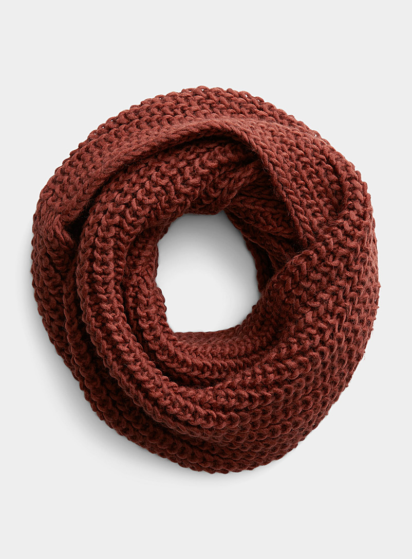 Simons Toast Chunky-knit wool infinity scarf for women