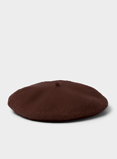 Le b&eacute;ret laine monochrome <b>Collection exclusive d'Italie</b>