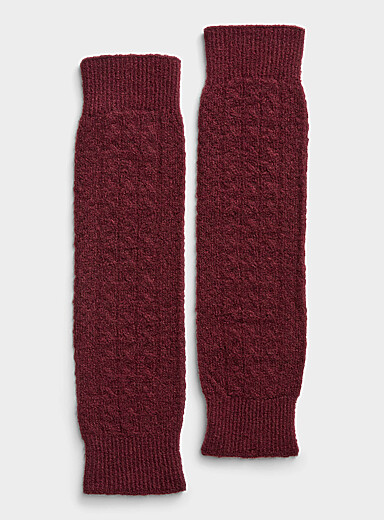 La jambi&egrave;re tricot c&acirc;bles bross&eacute;s  <b>Collection exclusive d'Italie</b>
