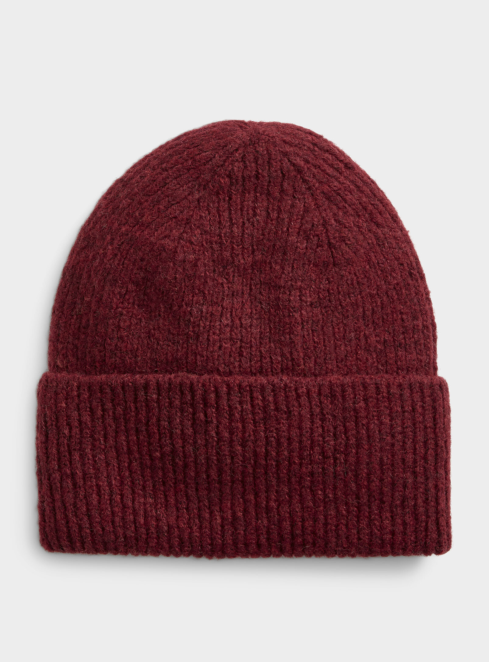 Simon's Classic Ribbed Tuque Exclusive Collection From Italy In ...