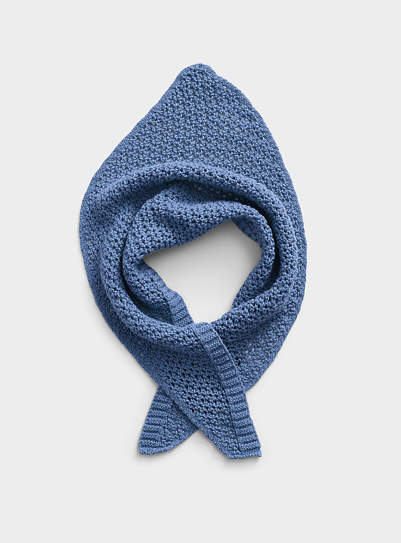 Crocheted Triangle Scarf