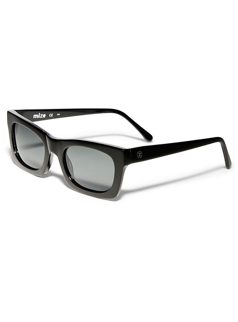 Mize: Les lunettes de soleil rectangulaires H8 Noir pour femme