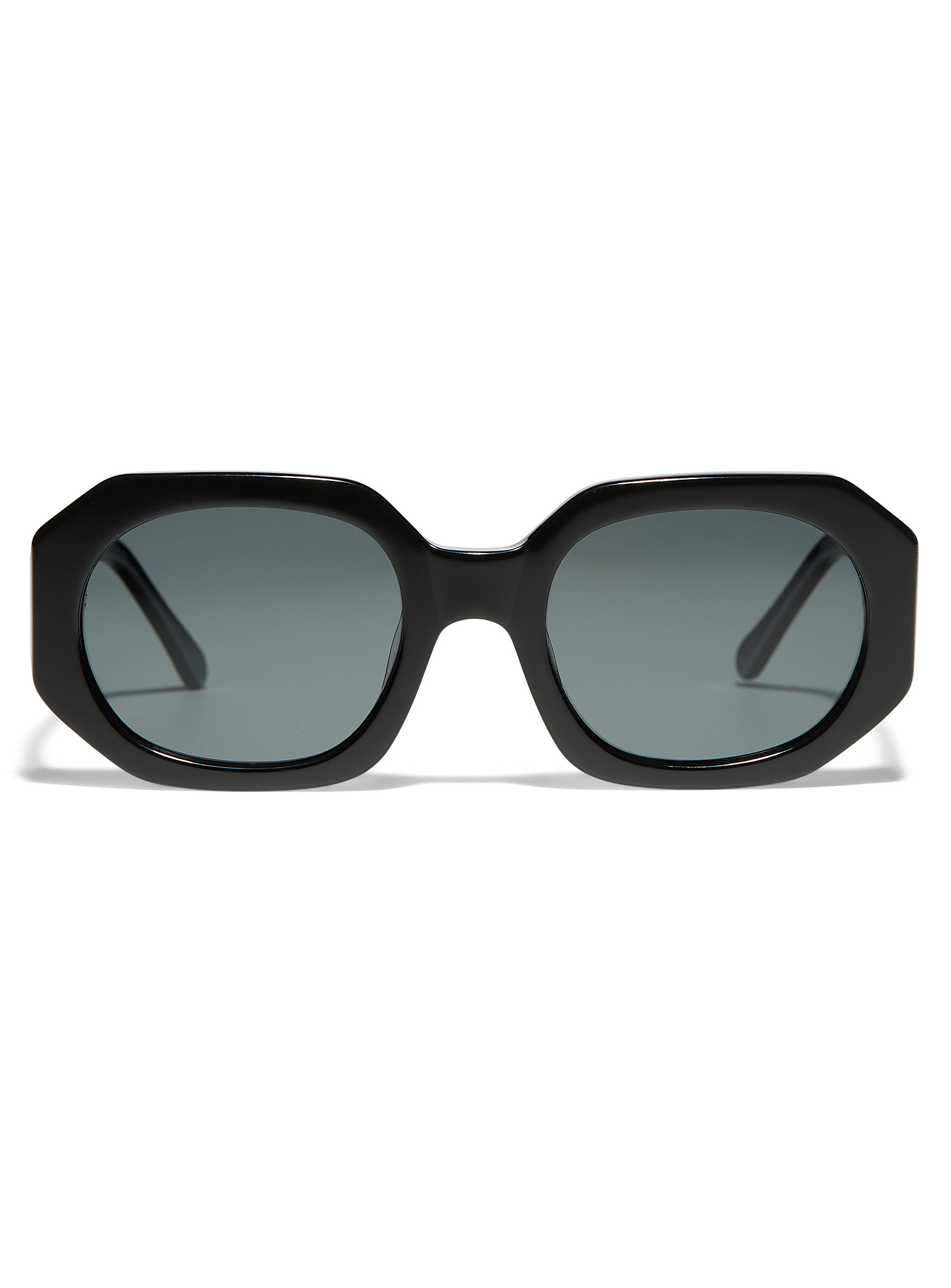 Mize Modern Geometric Sunglasses In Black