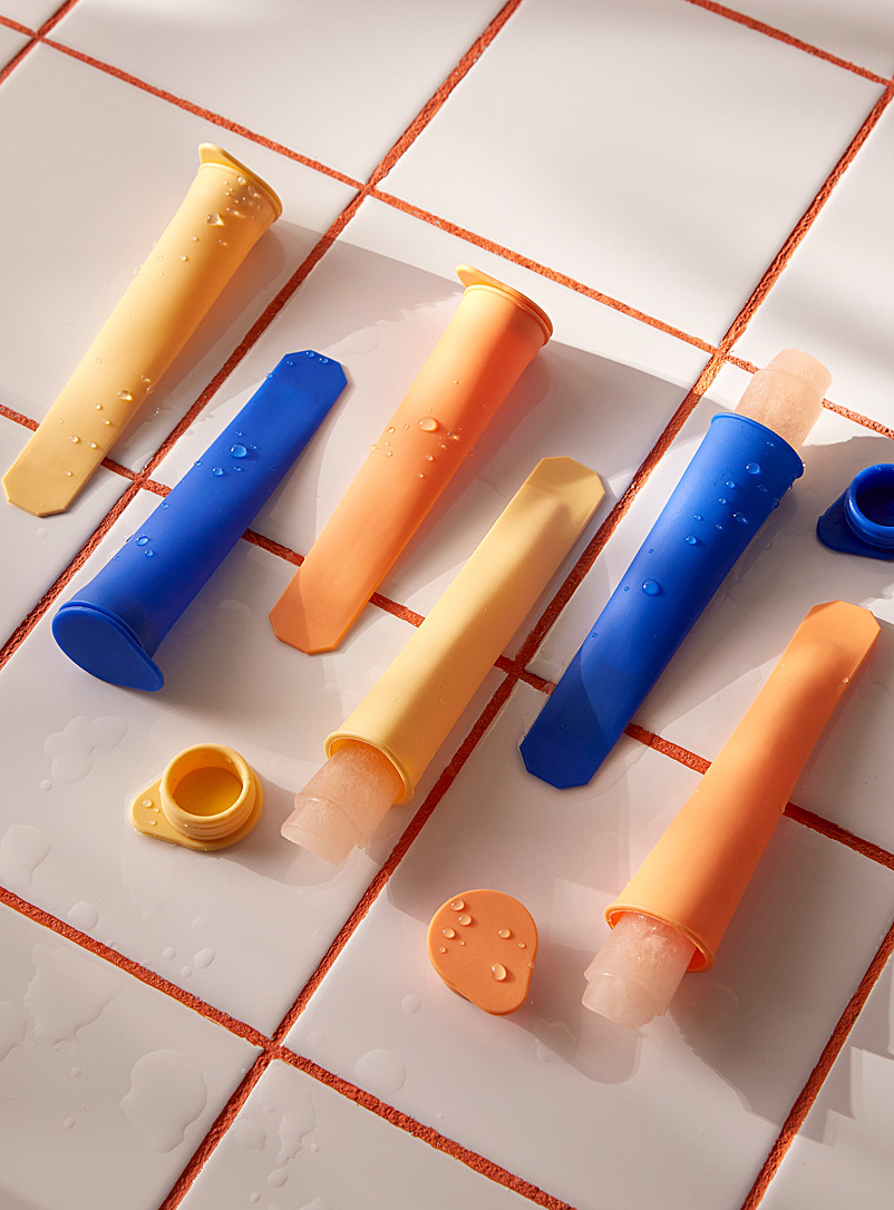 Simons Maison Assorted Silicone ice pop moulds Set of 6