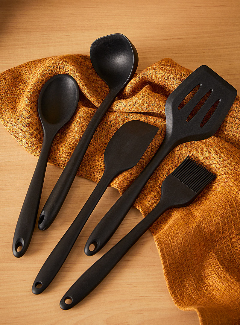 Simons Maison Black Silicone kitchen utensils Five-piece set