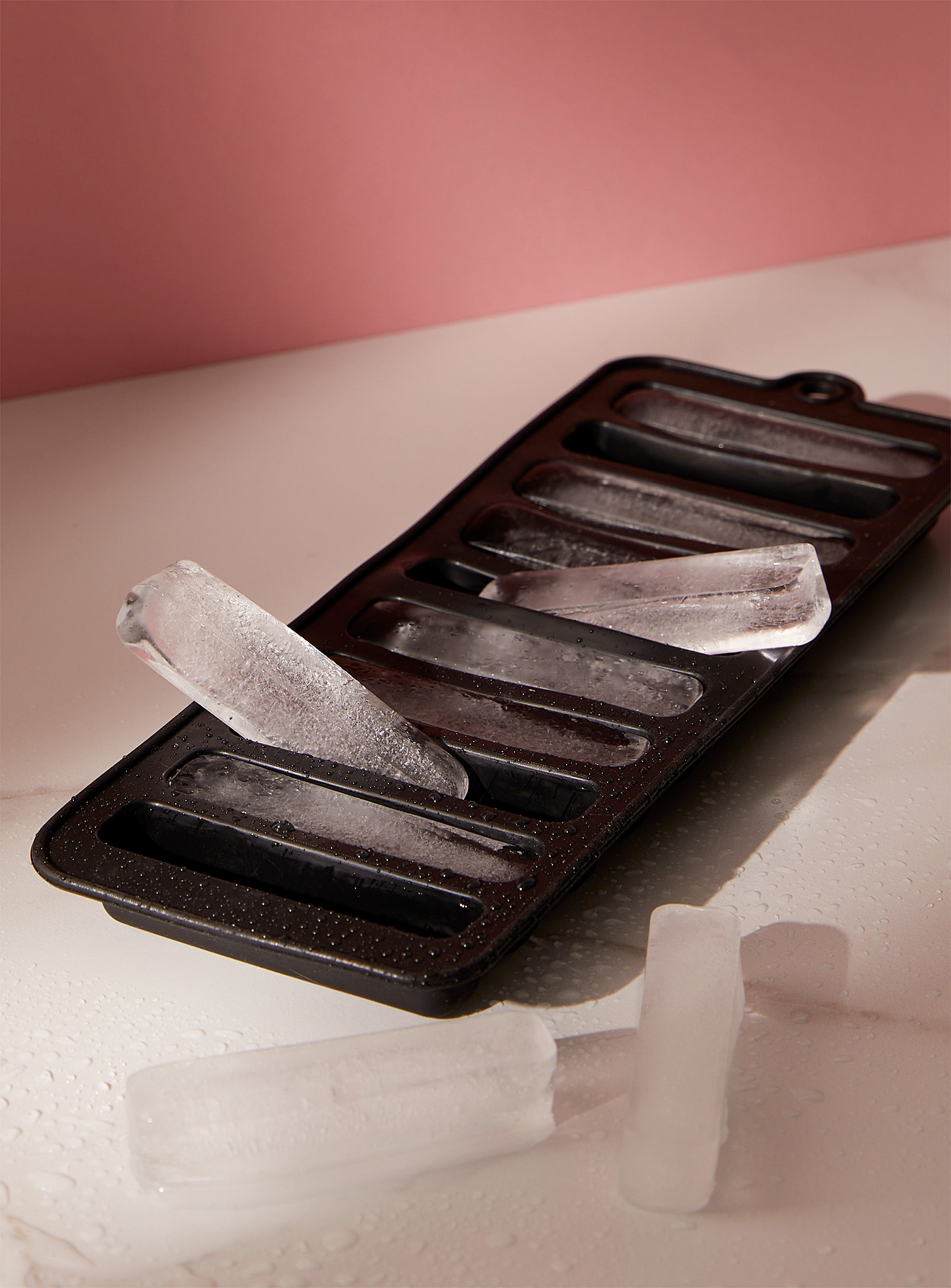 Simons Maison Silicone Rectangular Ice Cube Mould In Black