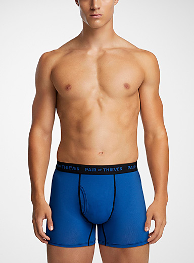 Men's Comfort Long Leg Boxer Briefs (5 Pack)