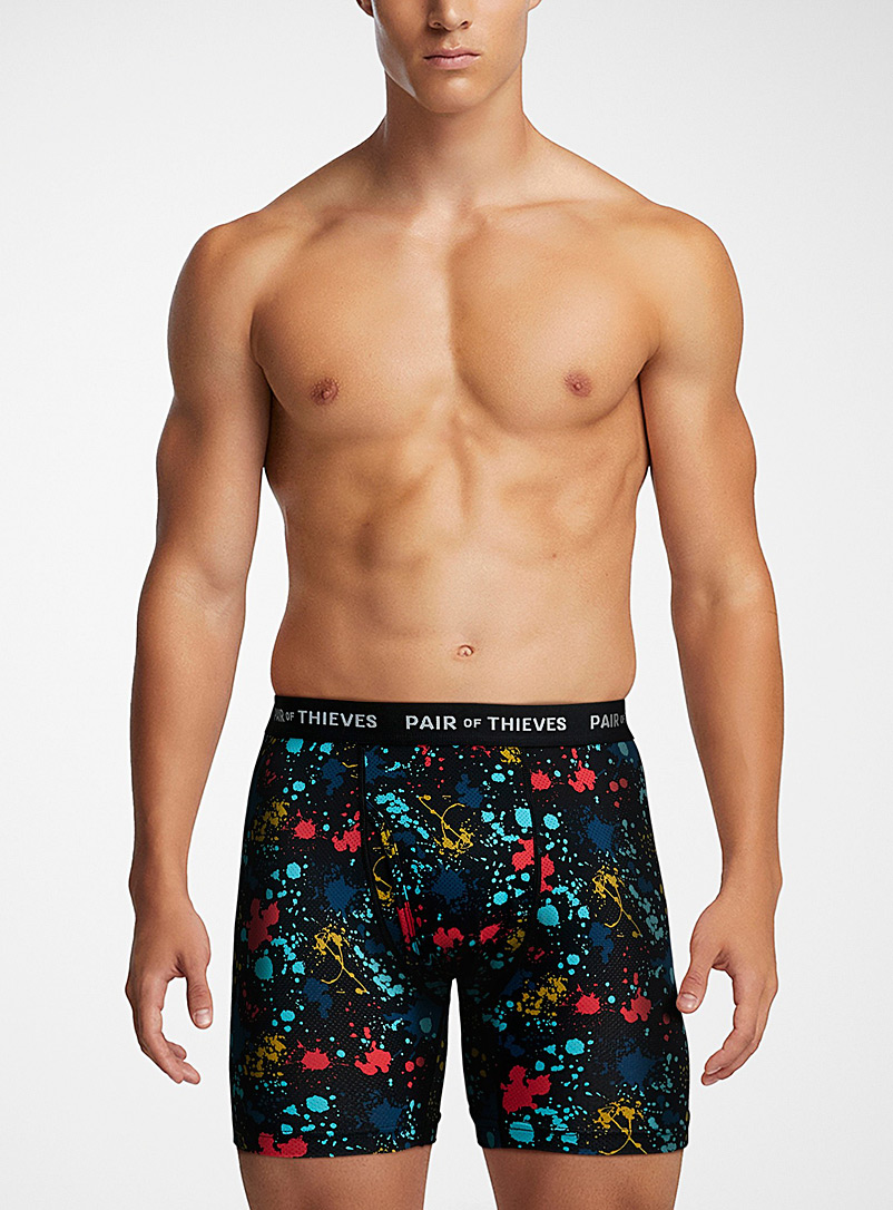 Micro-perforated patterned boxer brief, Pair of Thieves, Shop Boxer Briefs  Online