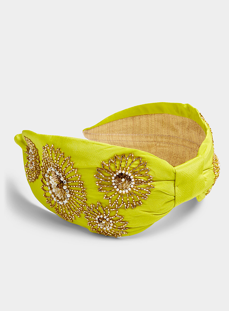 NamJosh Assorted yellow  Sunny headband for women