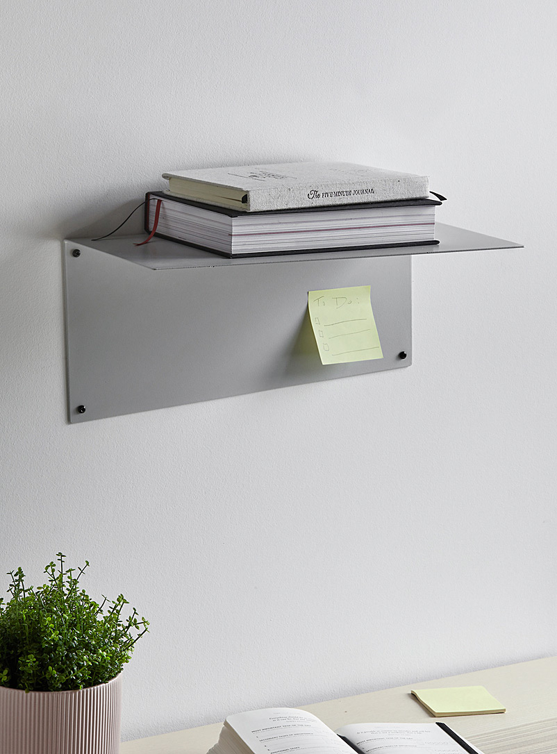 MARdiROS Light Grey Small Angle wall shelf