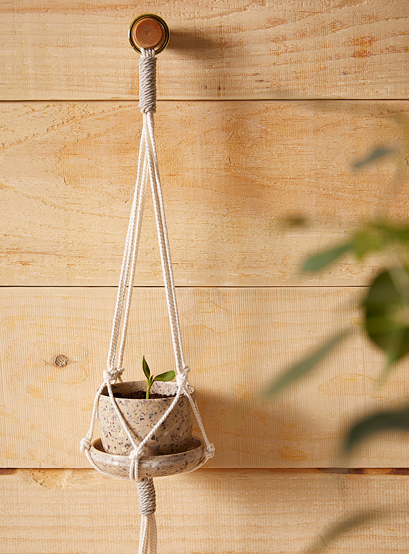 Mano verde Brown Small hanging plant set 4 elements