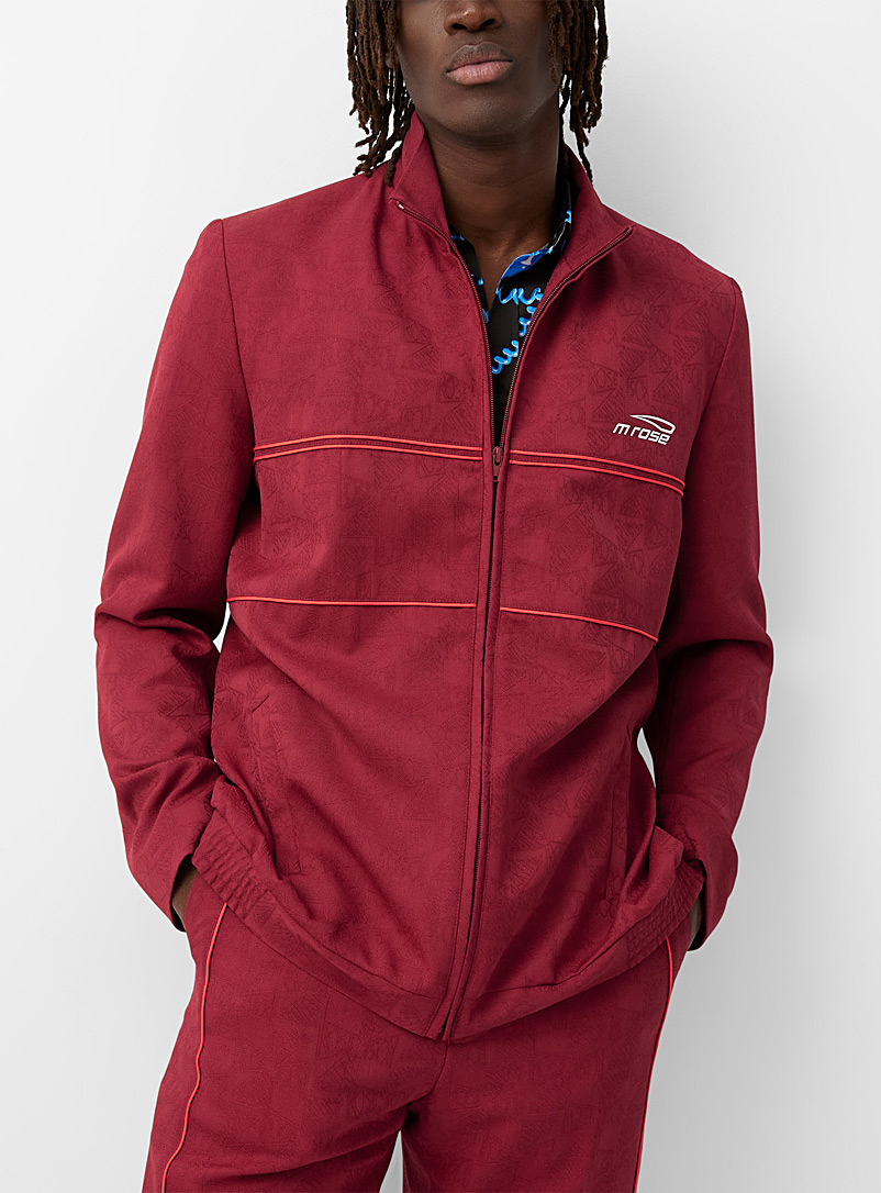Martine Rose Ruby Red Tailored track jacket for men