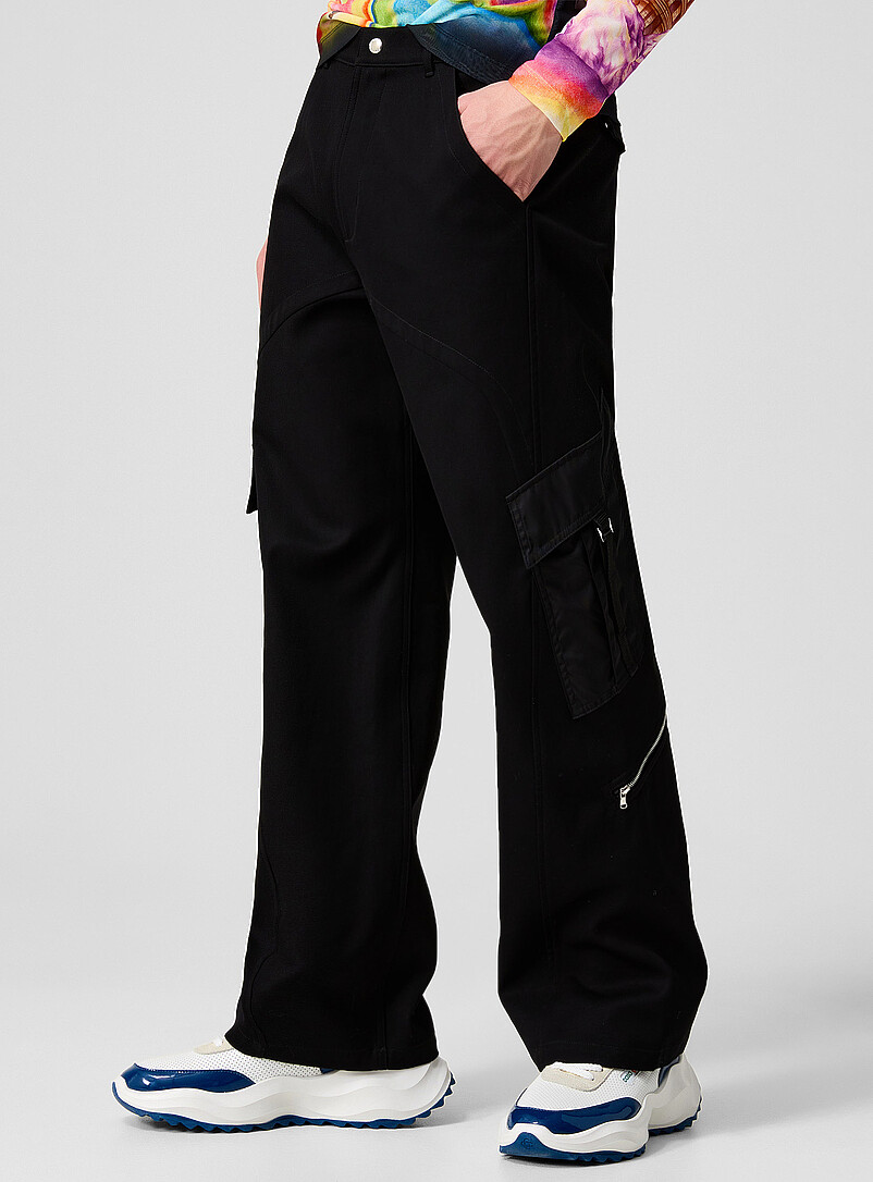Nylon pocket cargo pant product image 2