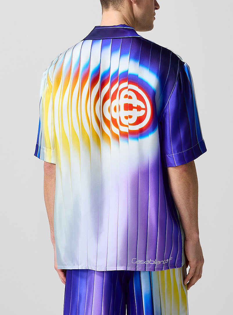 Shockwave pure silk cabana shirt product image 2