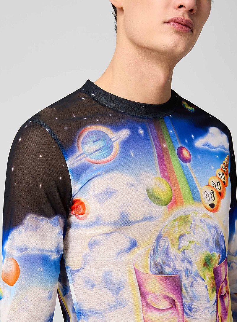 The Essential Experience long-sleeve mesh T-shirt product image 2