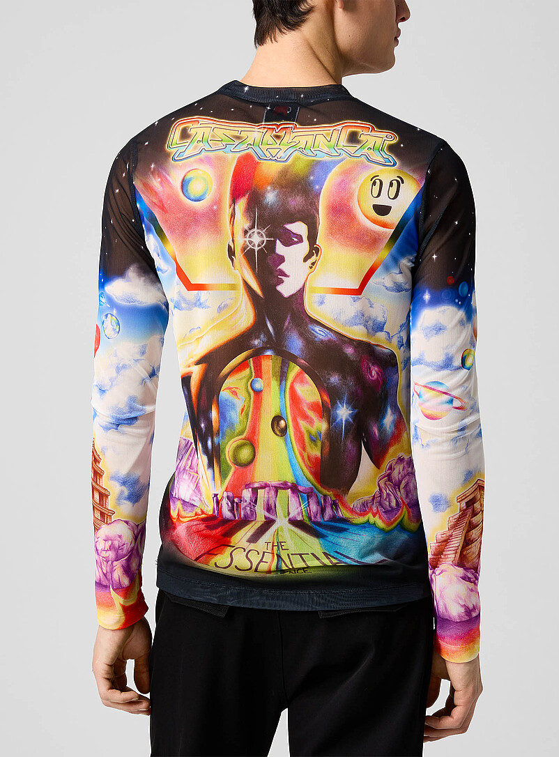 The Essential Experience long-sleeve mesh T-shirt product image 3