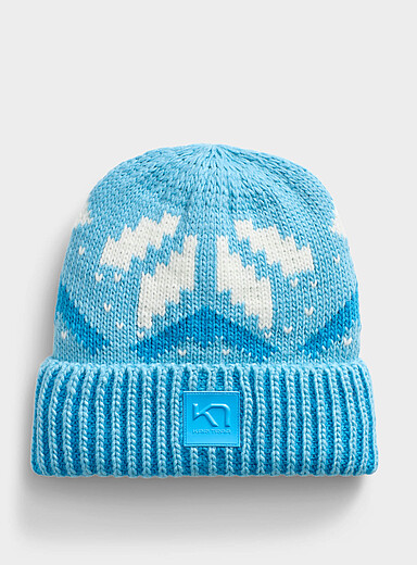 La tuque &agrave; revers jacquard nordique Faith