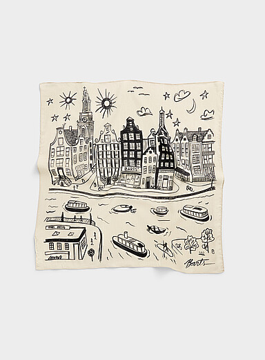 Nocturnal Amsterdam sheer scarf